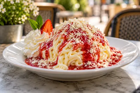 Spaghetti-Eis