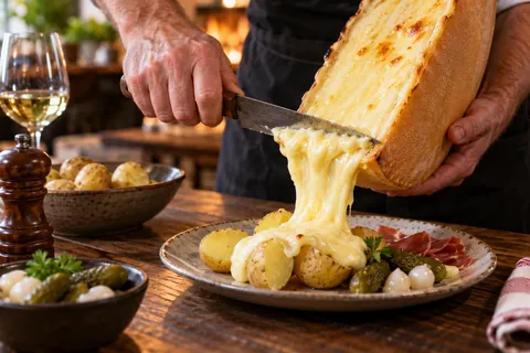 Raclette-Käse am Stück