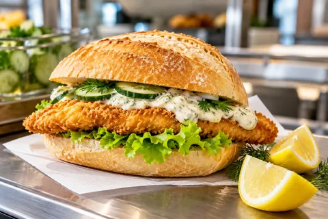 Backfischbrötchen mit Remoulade