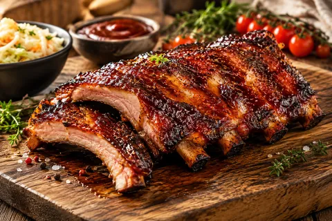Spareribs mariniert