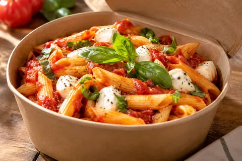 Penne Pomodoro mit Mozzarella