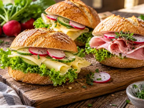 Belegtes Brötchen