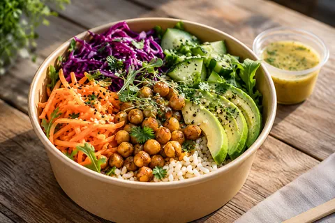 Bowl aus der Salatbar